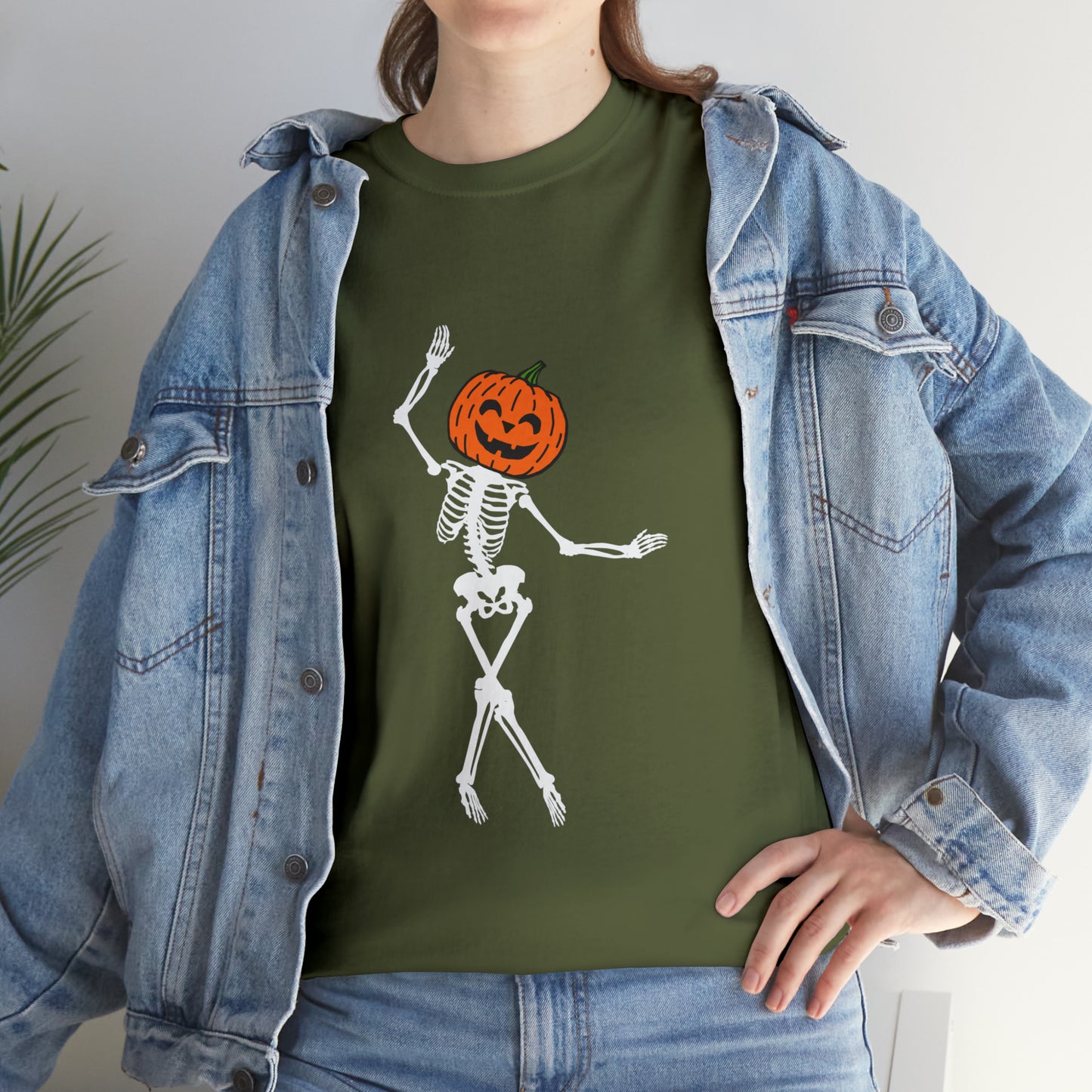 Skeleton Fall Lover Shirt | Gift for Fall Lover | Halloween Shirt | Skelton Yoga Shirt | Gardening Shirt