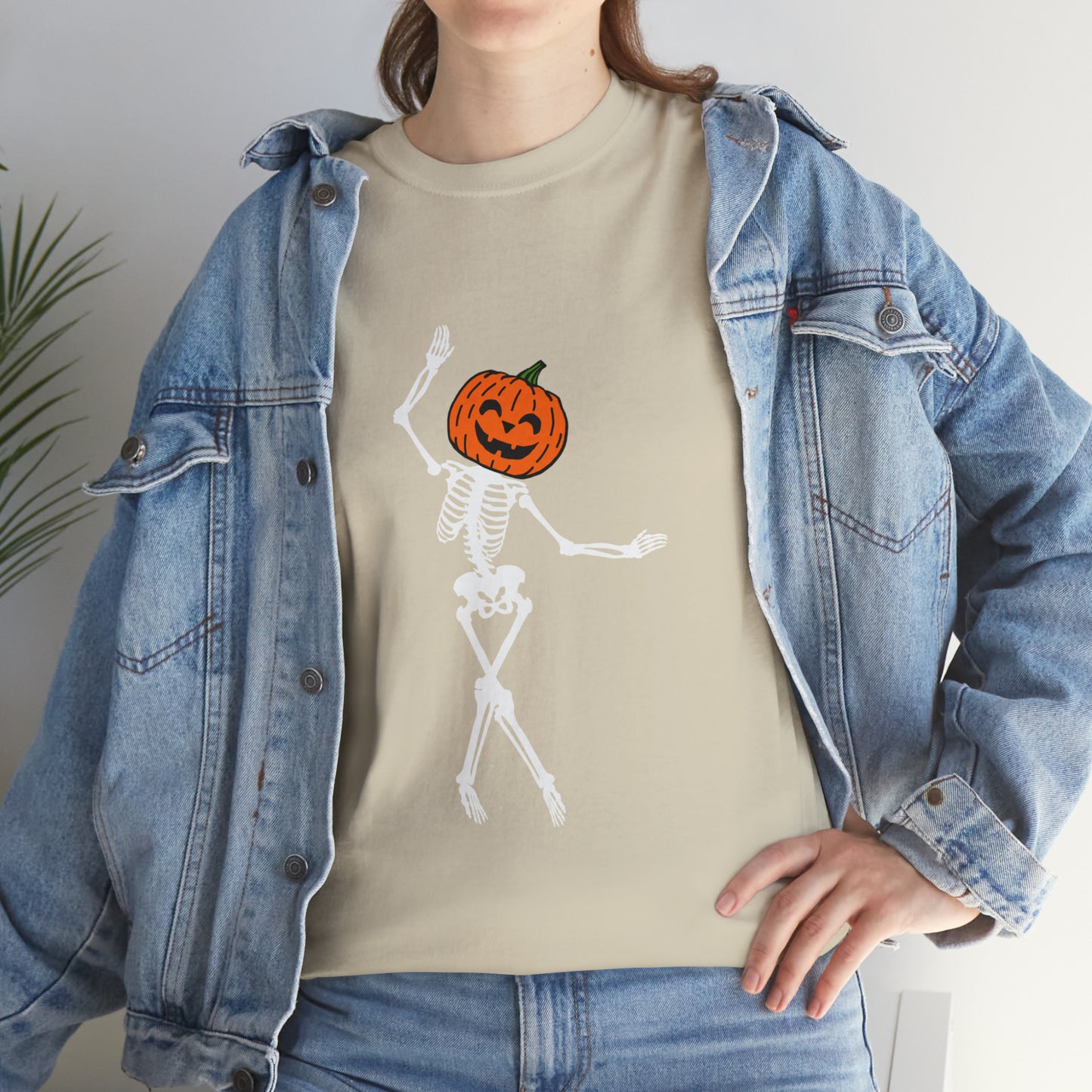 Skeleton Fall Lover Shirt | Gift for Fall Lover | Halloween Shirt | Skelton Yoga Shirt | Gardening Shirt