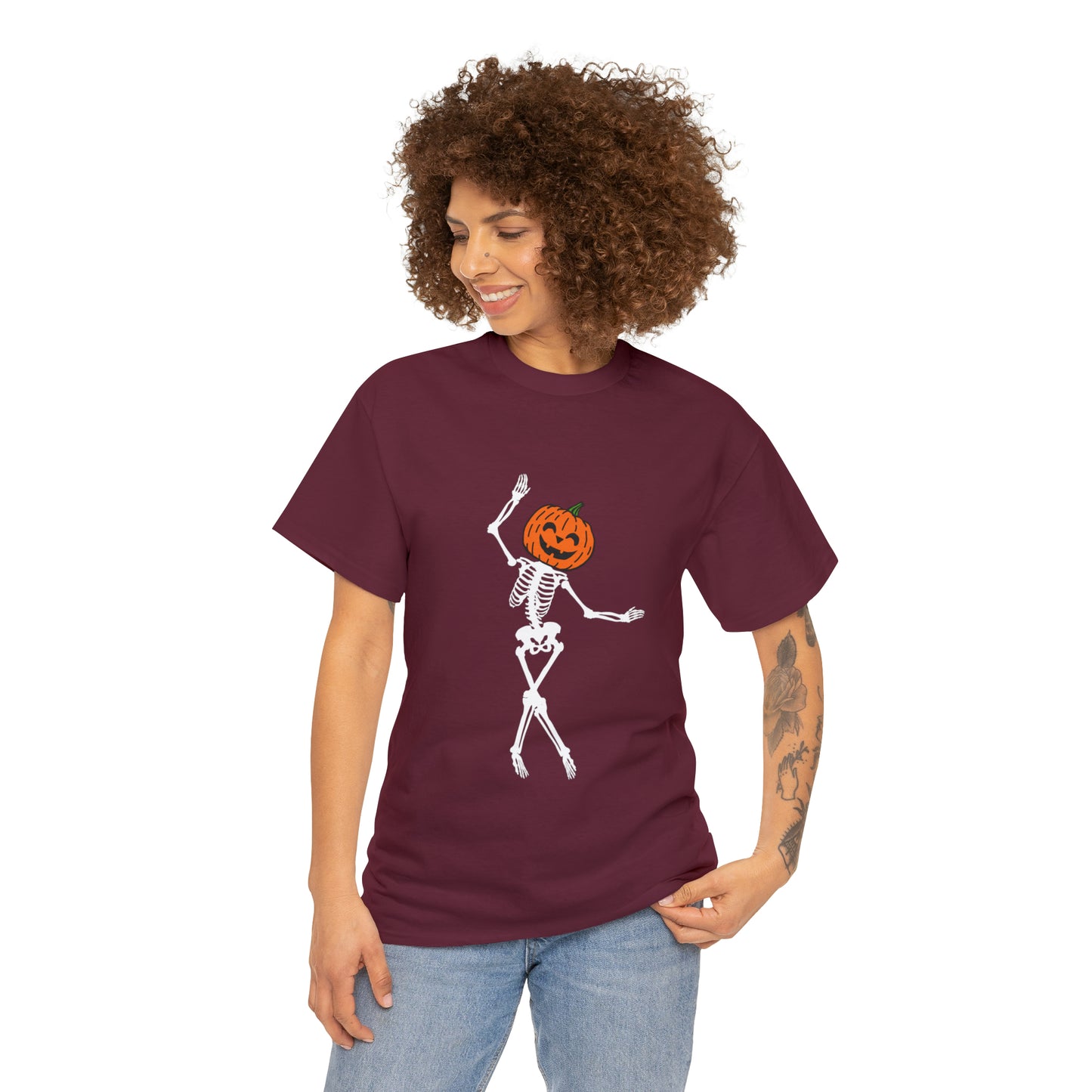 Skeleton Fall Lover Shirt | Gift for Fall Lover | Halloween Shirt | Skelton Yoga Shirt | Gardening Shirt