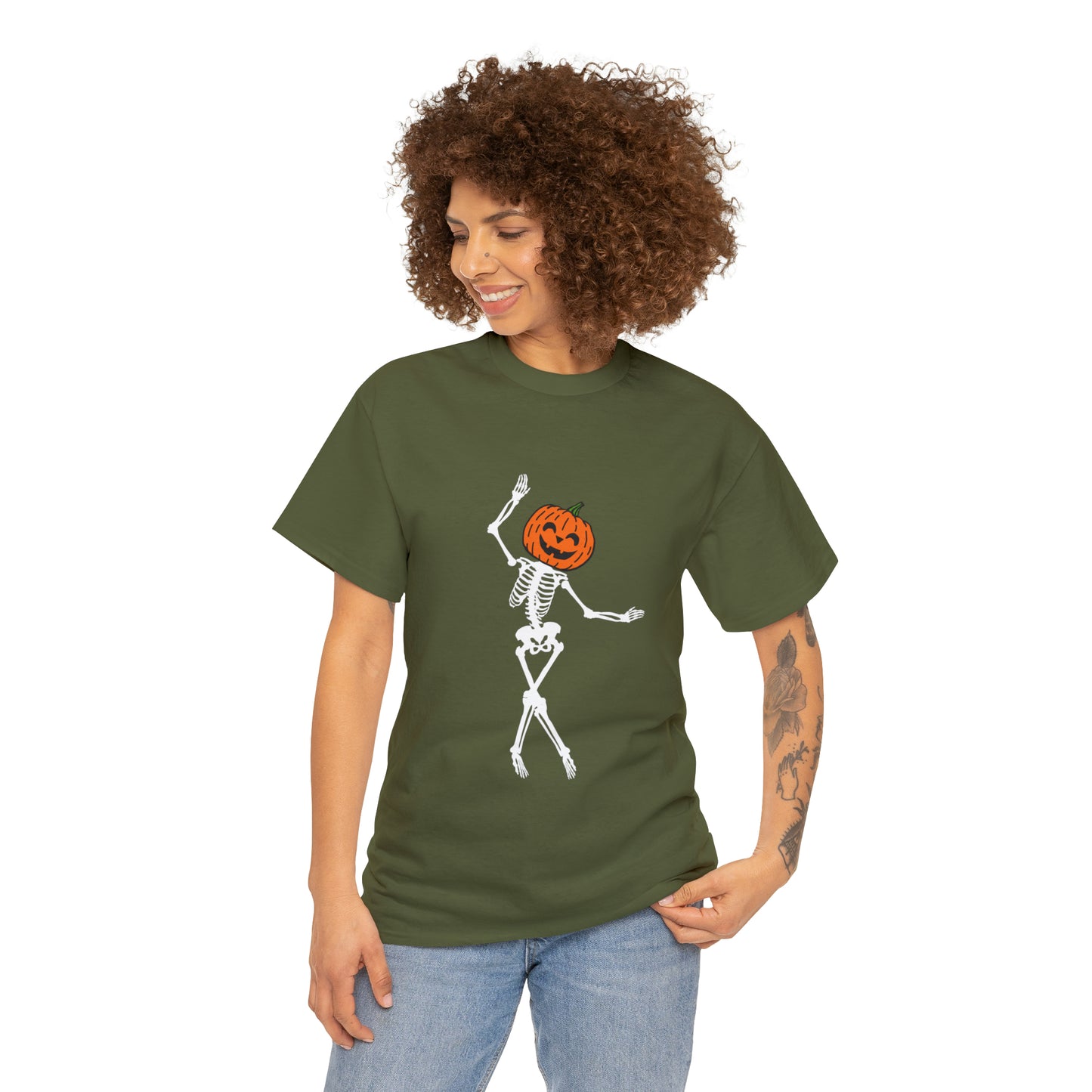 Skeleton Fall Lover Shirt | Gift for Fall Lover | Halloween Shirt | Skelton Yoga Shirt | Gardening Shirt