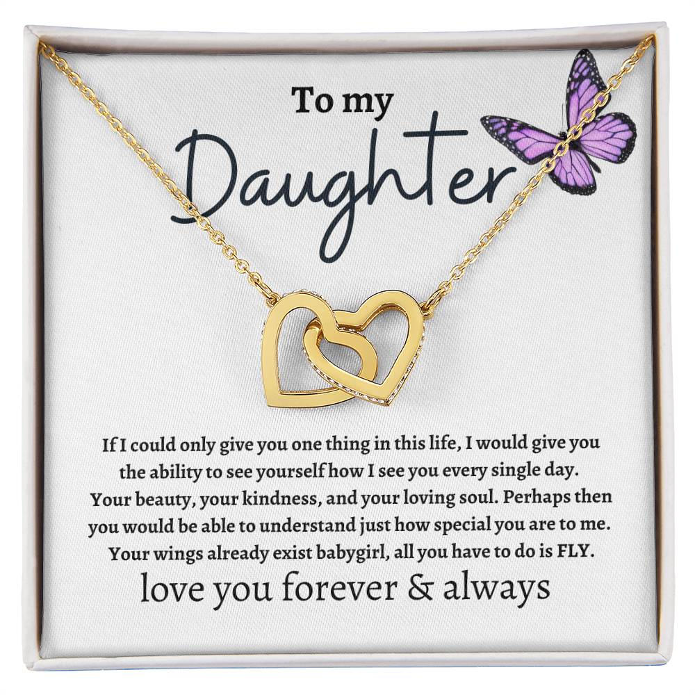 To My Daughter Necklace | Daughter Necklace Gift