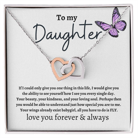 To My Daughter Necklace | Daughter Necklace Gift