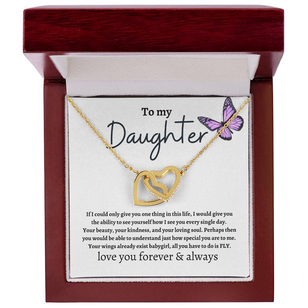 To My Daughter Necklace | Daughter Necklace Gift