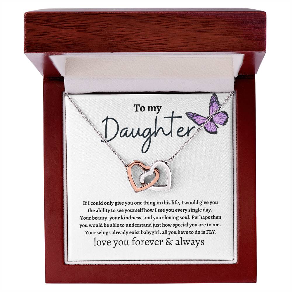 To My Daughter Necklace | Daughter Necklace Gift