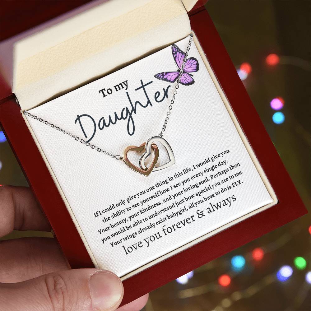 To My Daughter Necklace | Daughter Necklace Gift